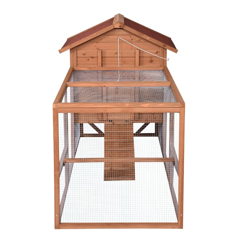mobile wooden chicken coop