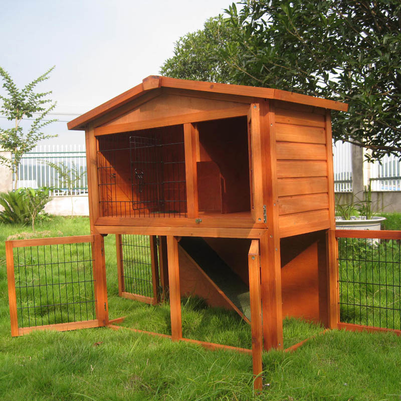 outdoor rabbit hutch