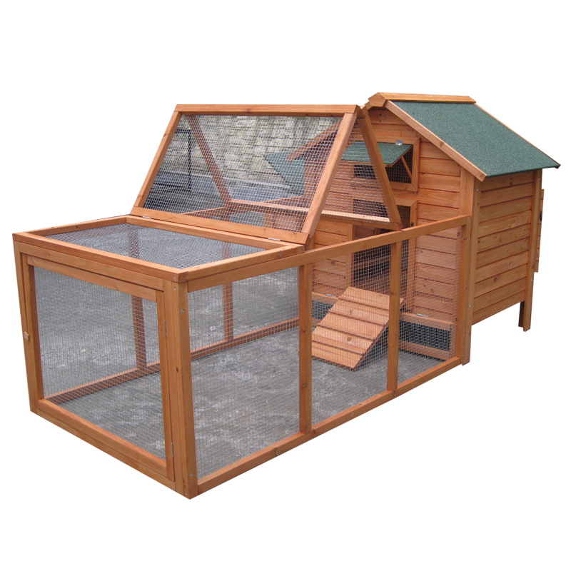 wooden chicken coop