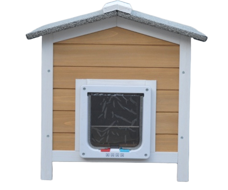 Cute yellow cat house