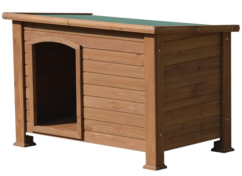 wooden dog house outdoor