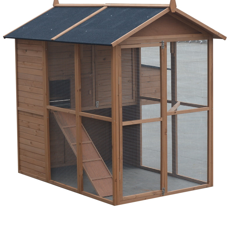 fir chicken coop backyard