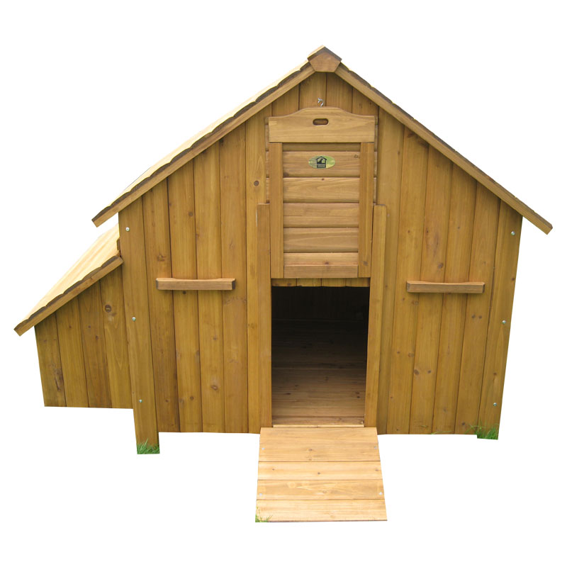 Countryside style backyard chicken coop cozy