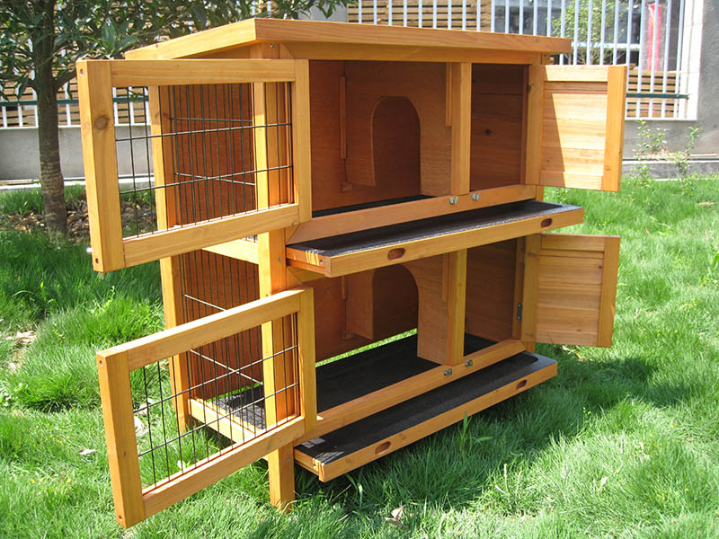2 tier rabbit cage