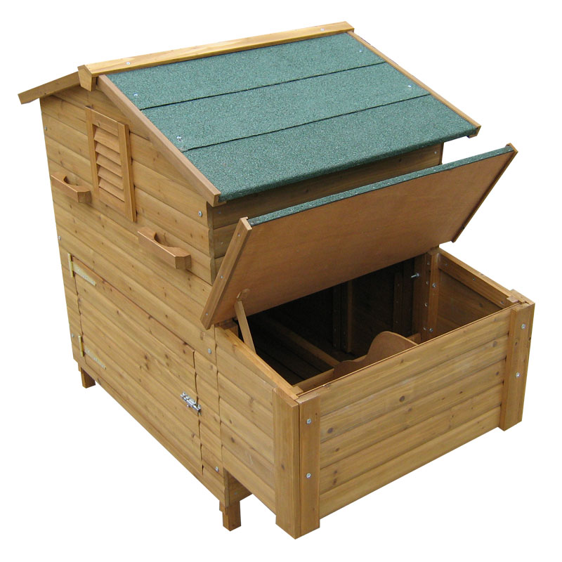 waterproof rustic outdoor Chicken Coop with ramp