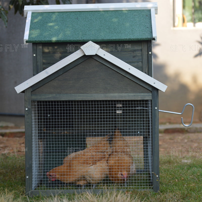 Flip-Top Roof Chicken Coop
