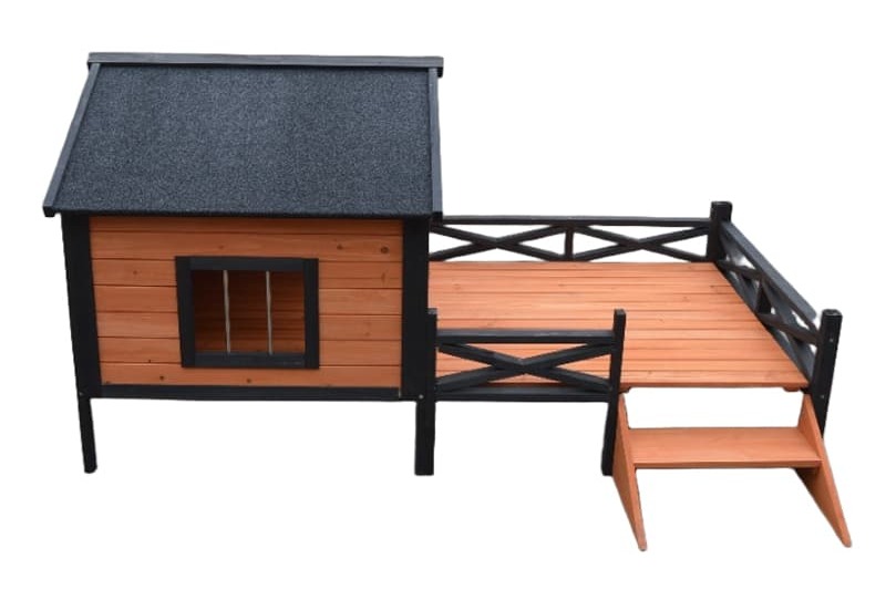 waterproof wood dog shelter