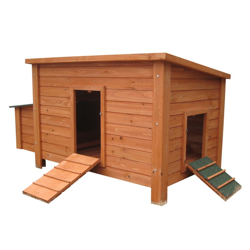 cute outdoor wooden chicken coop