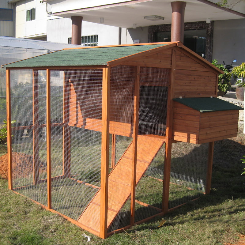 Two layer big chicken coop
