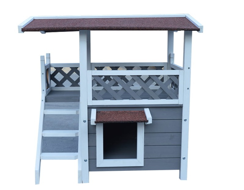 wooden dog house outdoor