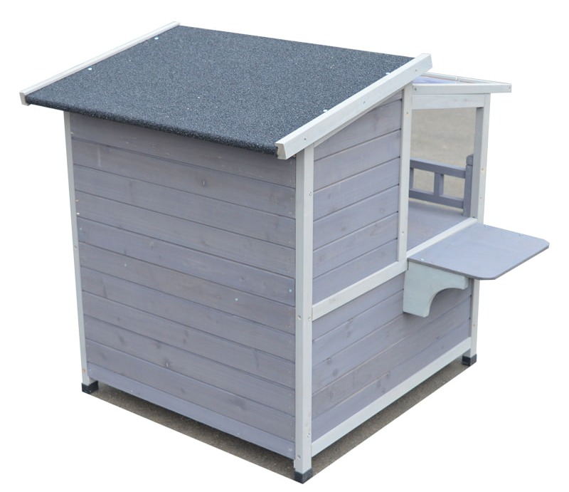 wooden dog house outdoor