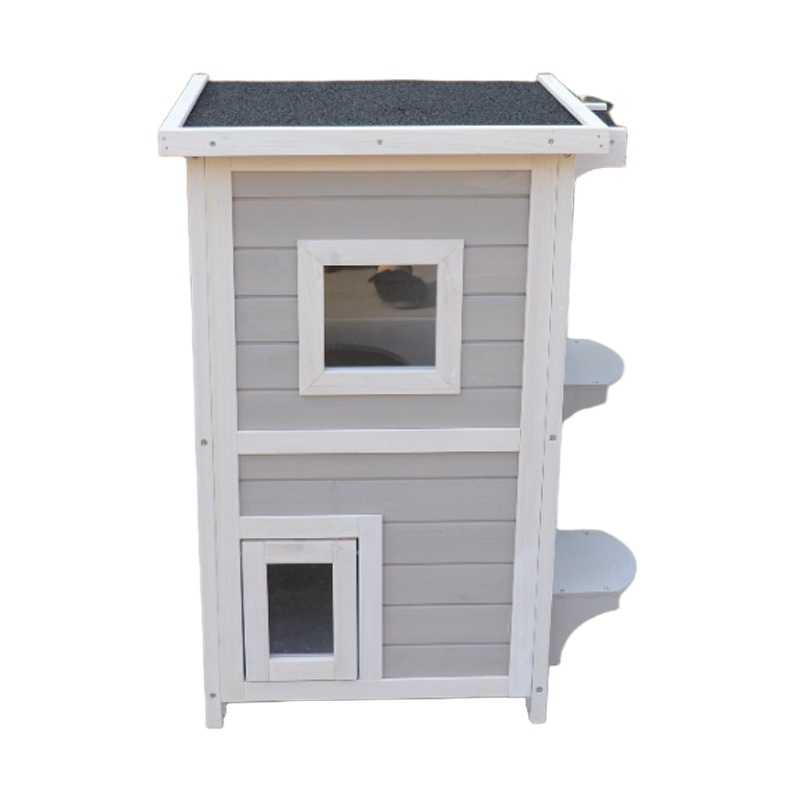 wooden dog house outdoor