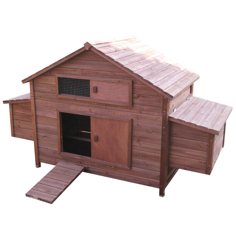 wooden chicken coops with vent