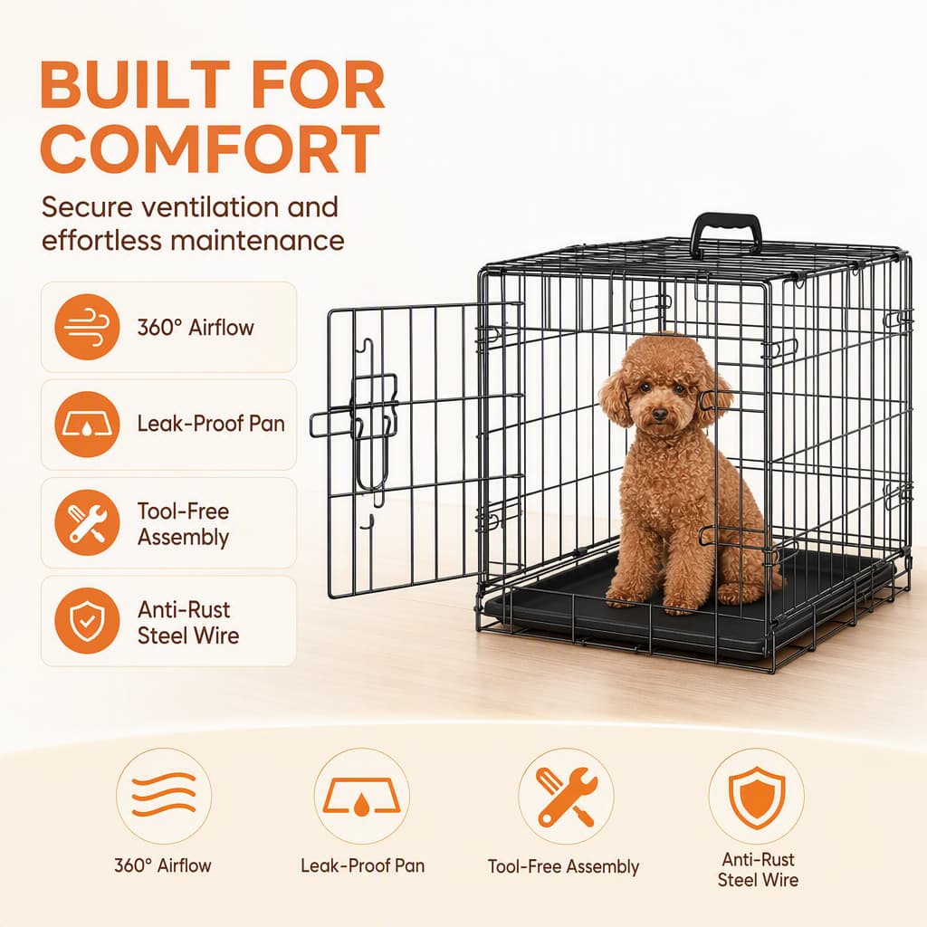 Tray Type: Slide-Out, Washable, Leak-Proof ABS Tray
